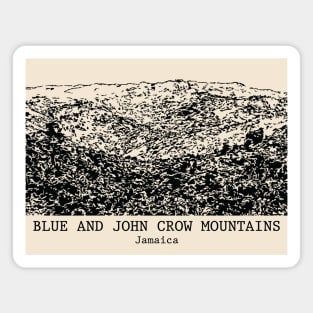 Blue and John Crow Mountains - Jamaica Magnet